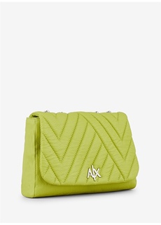 Зеленая женская сумка через плечо Armani Exchange