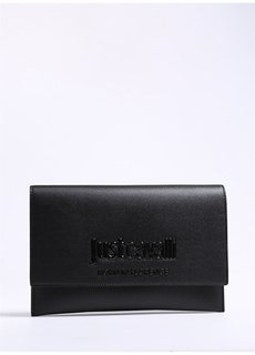Черная женская сумка-портфель Just Cavalli