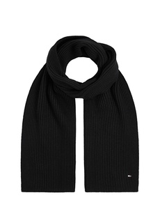 Черный мужской шарф Tommy Hilfiger