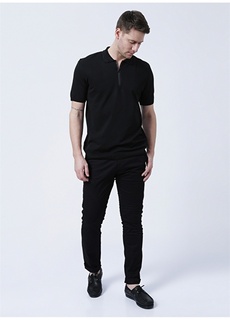 Черные мужские брюки чинос с нормальной талией и нормальными штанинами Fabrika Comfort