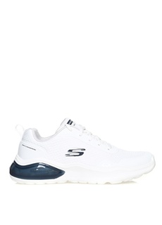 Бело-темно-синие мужские прогулочные туфли Skechers