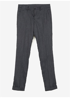 Узкие брюки узкого кроя с нормальной талией, темно-синие мужские брюки Beymen Business
