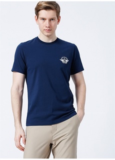 Белая мужская футболка узкого кроя с логотипом Dockers