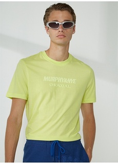Простая зеленая мужская футболка с круглым вырезом Murphy&amp;Nye Murphy&Nye