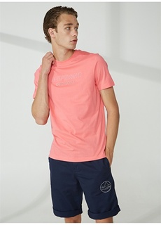 Простая розовая мужская футболка с круглым вырезом Murphy&amp;Nye Murphy&Nye