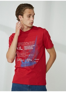Простая красная мужская футболка с круглым вырезом Murphy&amp;Nye Murphy&Nye