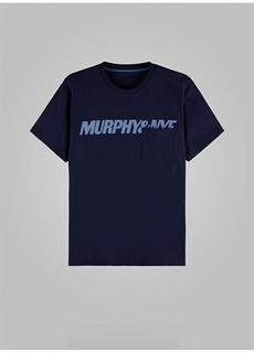 Однотонная мужская футболка с круглым вырезом Murphy&amp;Nye Murphy&Nye