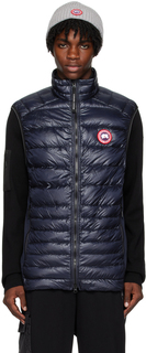 Темно-синий пуховый жилет Canada Goose HyBridge Lite