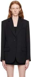 Alexander Wang Черный пиджак с двумя пуговицами