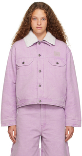 Фиолетовый пиджак Дымчатый с выцветшими эффектами Acne Studios