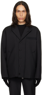 Черный костюмный пиджак sacai