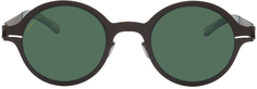 Коричневые солнцезащитные очки Nestor Темные Mykita