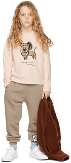 Детская розовая футболка с длинными рукавами &quot;Потерянные вещи&quot; Scruffy Dog dylis розовая Wynken