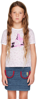 Детская фиолетовая классическая футболка Cormio