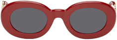 Красные солнцезащитные очки Le Chouchou Les lunettes Pralu Jacquemus