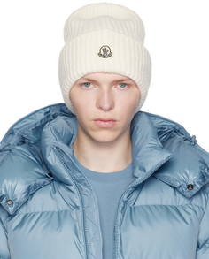 7 Moncler FRGMT Хироши Фудзивара Белая шапка Moncler Genius