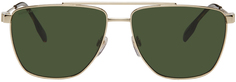 Металлические солнцезащитные очки-авиаторы Burberry