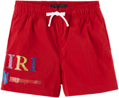 AMIRI Детские шорты для плавания Red Rainbow MA Bar
