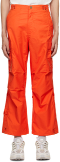 Оранжевые брюки-карго Snopants Blaze Maharishi