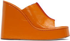 Оранжевые сандалии «Рея» Miista