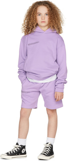 Детские фиолетовые длинные шорты 365 Орхидея фиолетовая PANGAIA
