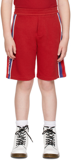Moncler Enfant Kids Красные полосатые шорты