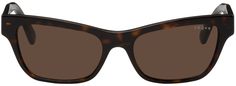 Прямоугольные солнцезащитные очки Hailey Bieber Edition черепаховой расцветки Vogue Eyewear