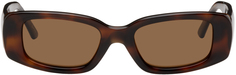 Прямоугольные солнцезащитные очки черепаховой расцветки CHIMI