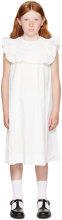 Детское белое платье Bonpoint Charlyne
