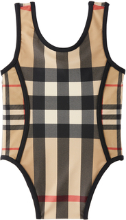 Купальник Baby Beige Check Archive бежевый в клетку Burberry