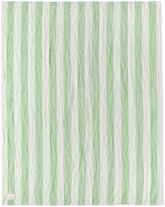 Зелено-белое пляжное полотенце Pantelleria Apple NIMU