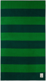 Пляжное полотенце Green Block Stripes Tekla