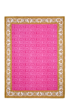 Розовое пляжное полотенце I Love Baroque Versace