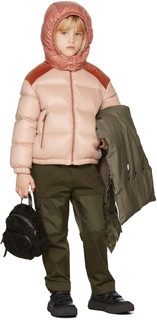 Детская розовая пуховая куртка Chouelle Розовая Moncler Enfant