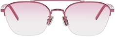 Розовые блестящие солнцезащитные очки-авиаторы Givenchy