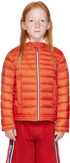 Moncler Enfant Kids Красный пуховик Urzay