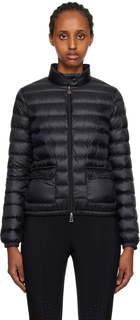 Moncler Черный пуховик Lans