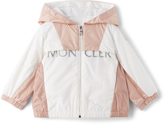 Baby Pink &amp; White Парка Arilas Розовый/Белый Moncler Enfant