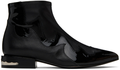 Черные ботинки со вставками Toga Pulla