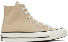 Бежевые винтажные кроссовки Chuck 70 Converse