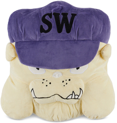 Эксклюзивная подушка для собаки SSENSE Off-White &amp; Purple Saintwoods