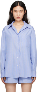 Синяя рубашка Луи The Frankie Shop
