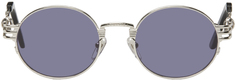 Серебряные солнцезащитные очки 56-6106 Jean Paul Gaultier