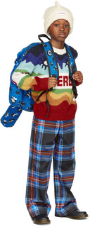 Эксклюзивный детский разноцветный свитер с логотипом SSENSE Charles Jeffrey LOVERBOY