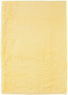 Желтое органическое полотенце для ванной Tekla
