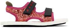 Детские розовые блестящие треккинговые сандалии Pink EU Marni