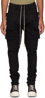 Черные брюки-карго Luxor Creatch Rick Owens DRKSHDW