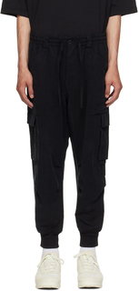 Черные брюки-карго с манжетами в стиле милитари Y-3