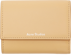 Бежевый складной кошелек Dune Acne Studios