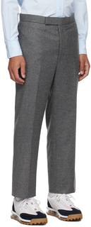 Серые брюки с четырьмя карманами Thom Browne
